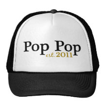 New Pop Pop est 2011 Mesh Hat