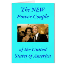 NEW Power Couple of the United States Greeting Cards