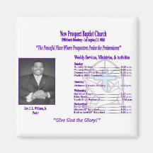 New Prospect Baptist Church Magnet
