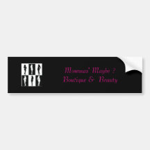 new...shema,  Mommas' Maybe ? Boutique &  Beauty Bumper Stickers