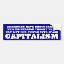 New space propulsion system - CAPITOLISM Bumper Stickers