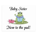 New to the Pad Baby Sister Postcards