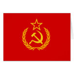 New Ussr, Democratic Republic of the Congo flag Cards