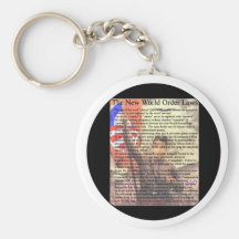 New World Order Laws Key Chains