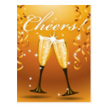 new year cheers post card