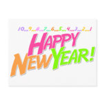 New Year Countdown postcards