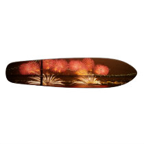 New Year Fire work Lisbon skateboards