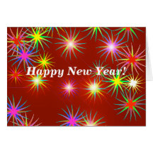 New Year Flash Greeting Card
