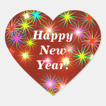 New Year Flash Sticker