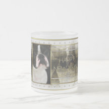 New Year - Golden Elegance - Boston Terrier Coffee Mug