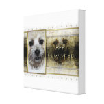 New Year - Golden Elegance - Cairn Terrier Gallery Wrapped Canvas
