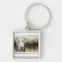 New Year - Golden Elegance - Weimeraner Keychain