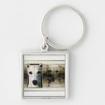 New Year - Golden Elegance - Whippet Keychains