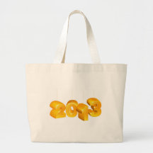 New Year or Christmas 2013 Ornaments Canvas Bag