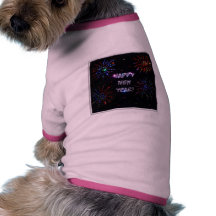 new_year t-shirts pour chien