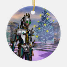 NEW YEAR'EVE OF A CYBORG DROPPED FROM THE FUTURE CHRISTMAS ORNAMENT