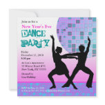 New Year's Eve Dance Party Invitation Pink Disco
