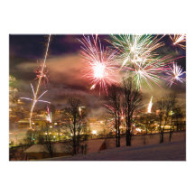 New Year's Eve Fireworks in Niederau Tyrol Austria Announcement