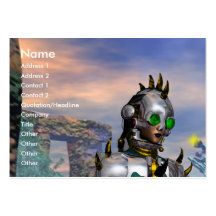 NEW YEAR'S EVE OF A CYBORG BUSINESS CARD