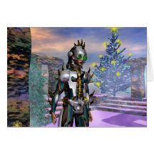 NEW YEAR'S EVE OF A CYBORG DROPPED... GREETING CARDS
