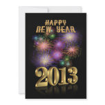 New Years Eve Party Invitation fireworks 2013