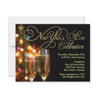 New Year's Eve Party Invitations by SquirrelHugger