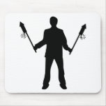New Year's Eve skyrockets Mouse Pads