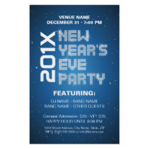 New Year's Eve Sparkles Party flyer