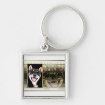 New Years - Golden Elegance - Shiba Inu - Hachi Keychain