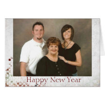 New years photo card