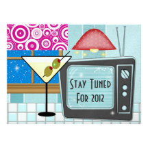 New Year's Retro Rockin'  - SRF Custom Invitations