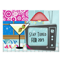 New Year's Retro Rockin'  - SRF Personalized Invitation