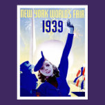 New York 1939 World's Fair Vintage Poster posters