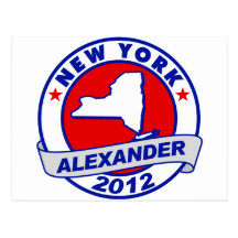 New York Alexander Postcard