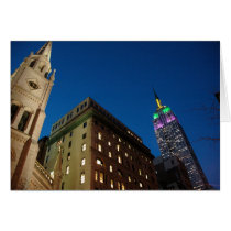 New York at Night Card
