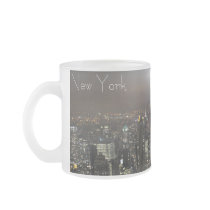 New York Beer Mug Cityscape New York Night Mugs