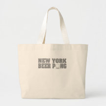 New York Beer Pong Canvas Bags