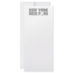 New York Beer Pong Personalized Rack Card