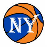 new york blue orange basketball photo cut outs
