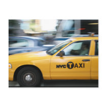 New York Cab Cartes Postales