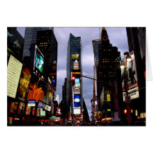 New York Card Times Square New York Souvenir Card