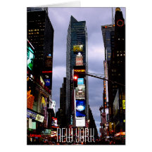 New York Card Times Square New York Souvenir Card