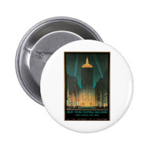 New York Central Building 1930 Park Avenue NY Pinback Button