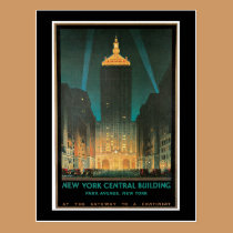 New York Central Building, February 1930 postcards
