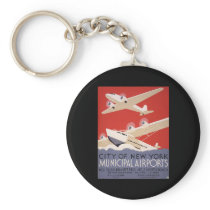 New York City airports Keychains