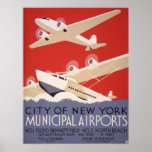 New York City airports Posters
