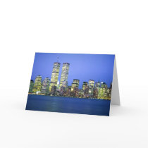 New York City at Night Cards