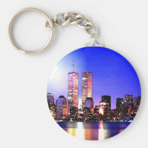 New York City at Night Key Chain