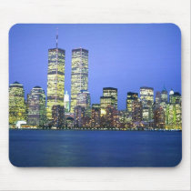 New York City at Night Mouse Pads