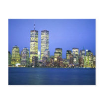 New York City at Night Postcard